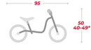 Løbecykel PUKY LR XL fra 3 år el 95 cm