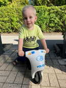 Politi Scooter / Skubber med Gummihjul fra Dantoy - fra 2 år.