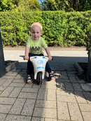 Politi Scooter / Skubber med Gummihjul fra Dantoy - fra 2 år.