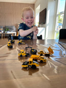 Biler, 7 cm, 8 stk Arbejdsmaskiner Volvo