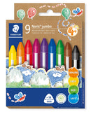 STAEDTLER - Noris Jumbo Farvekridt - 9 stk