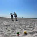 Boccia/Petanque i plast med 8 kugler