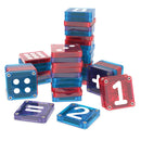 Magna-Tiles - Lær tal og matematik - 56 dele