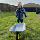 rollyToys trillebør i metal - Grøn/Metal - Fra 3 år.