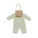 Dukketøj 32-37 cm, Strikket pyjamas - Billede 1