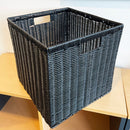 6 x Kurve i Plastflet - Sort -  L35 x B33 x H33 cm.