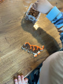 Hama Perleplade Midi - Dinosaur 8,5 x 10 cm - Hvid (322)