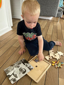 Nathan træpuslespil - Sæt med 4 stk - Min dag - fra 3 år.