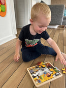Nathan træpuslespil - Sæt med 4 stk - Min dag - fra 3 år.