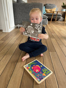 Nathan træpuslespil - Sæt med 4 stk - Havdyr