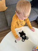 Hama Maxi Perleplade - Bamse 19,5x15,5 cm - Gennemsigtig (8204TR)