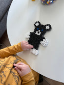 Hama Maxi Perleplade - Bamse 19,5x15,5 cm - Gennemsigtig (8204TR)