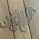 Hama Maxi Perleplade - Dinosaur 15,5x22 cm - Gennemsigtig (8215TR)