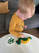 Hama Perler Maxi 600 stk + 1 Perleplade Nr. 8215 i bøtte (8742)