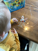 Hama Perler Maxi 3000 stk + 3 stiftplader i Blå Spand (8805)