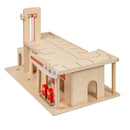 Educo - Bilgarage i træ - H47 cm.