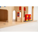 Educo - Bilgarage i træ - H47 cm.