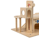 Educo - Bilgarage i træ - H47 cm.