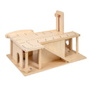 Educo - Bilgarage i træ - H47 cm.