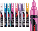 Uni Chalkmarker PWE-5M Metallic 8 stk. - Billede 1