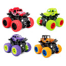 Monster Truck Jeep - 4 stk - 9 cm - 1:36 - Billede 1