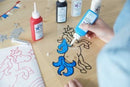 Vinduesmaling glitter - i brug