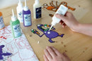 Vinduesmaling Monster party - i brug