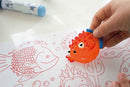Mucki vinduesmaling Magic Sea - fisk