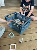 Foldekasse MILAS Large Blå - 1 stk