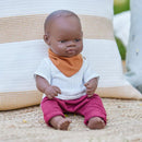 Miniland - Babydukke - 32 cm - Afrikansk - Dreng