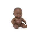Miniland - Babydukke - 21 cm - Afrikansk - Pige