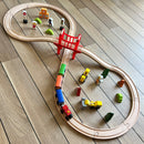 Togbanesæt m. 18 skinner - VIGA - Fra 3 år.