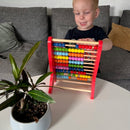 Kugleramme i træ fra VIGA med 100 kugler.