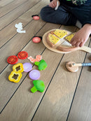 Hape – Pizza i træ og filt – 29 dele