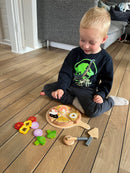 Hape – Pizza i træ og filt – 29 dele