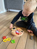 Hape – Pizza i træ og filt – 29 dele