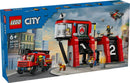 LEGO City - Brandstation med brandbil - Billede 1