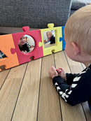 Babyspejle - Bløde Puslespilsbrikker - 4 stk.