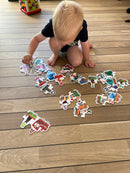 Dyre ABC-Tog Puslespil - 29 brikker - Fra 3 år
