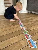 Dyre 123-Tog Puslespil - 20 brikker - Fra 3 år