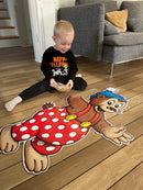 Gulvpuslespil med Rasmus Klump - Fra 3 år.