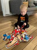 Gulvpuslespil med Rasmus Klump - Fra 3 år.