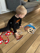 Gulvpuslespil med Rasmus Klump - Fra 3 år.
