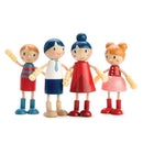Dukkehusfigurer Familie - 4 dele - Billede 1