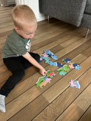 Gurli Gris puslespil - Familien Gris - Fra 3 år.