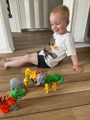 Popular Playthings - Magnetiske Mix & Match Jungledyr - Fra 3 år.
