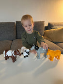 Popular Playthings - Magnetiske Mix & Match Bondegårdsdyr - Fra 3 år.