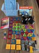 Magplayer magnetlegetøj - 64 dele.
