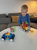 Magplayer magnetlegetøj - 64 dele.