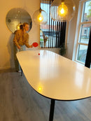 Bordtennisbat i træ - rød/sort